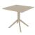 ISP106-DVR Sky Square Table 31" Taupe 8697443550166