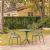 ISP1067S-DGR Pia Patio Dining Set with 2 Chairs Dark Gray 0787790895794