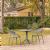 ISP1068S-DGR Sunset Patio Dining Set with 2 Chairs Dark Gray 0787790895695