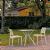 ISP7001S-WHI Ares Dining Set with 2 Chairs White 0787790897293