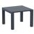 ISP772-DG Vegas Dining Table 39" to 55" Extendable Table Wicker Dark Gray 8697443557547