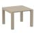 ISP772-DVR Vegas Dining Table 39" to 55" Extendable Table Taupe 8697443557509
