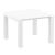 ISP772-WH Vegas Dining Table 39" to 55" Extendable Table Wicker White 8697443557486
