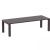 ISP776-BR Vegas XL Dining Table 102" to 118" Extendable Table Wicker Brown 8697443558001