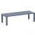 ISP776-DGR Vegas XL Dining Table 102" to 118" Extendable Table Dark Gray 8697443557943