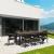 ISP8083S-BR Panama Extendable Patio Dining Set 9 piece Brown 0644216005529