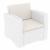 ISP831-WH Monaco Resin Patio Club Chair White 8697443554843