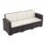 ISP833-BR Monaco Resin Patio Sofa Brown 8697443554911