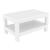 ISP838-WH Monaco Rectangle Patio Coffee Table White 8697443552672