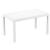 ISP878-WH Orlando Wickerlook Rectangle Dining Table White 55 inch 8697443556755