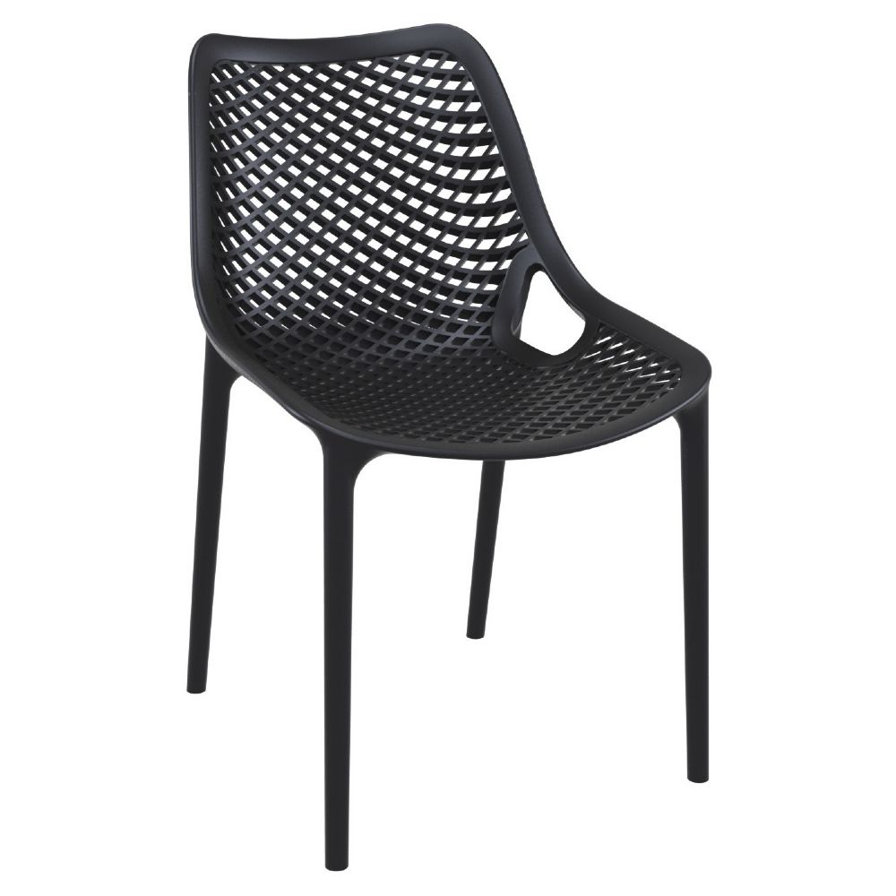 Air Outdoor Dining Chair Black ISP014-BLA