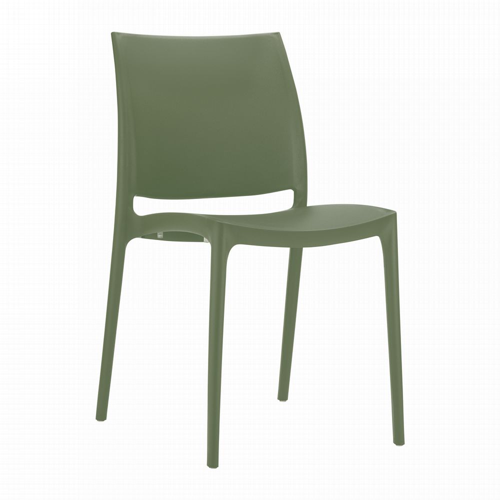 Maya Dining Chair Olive Green ISP025-OLG
