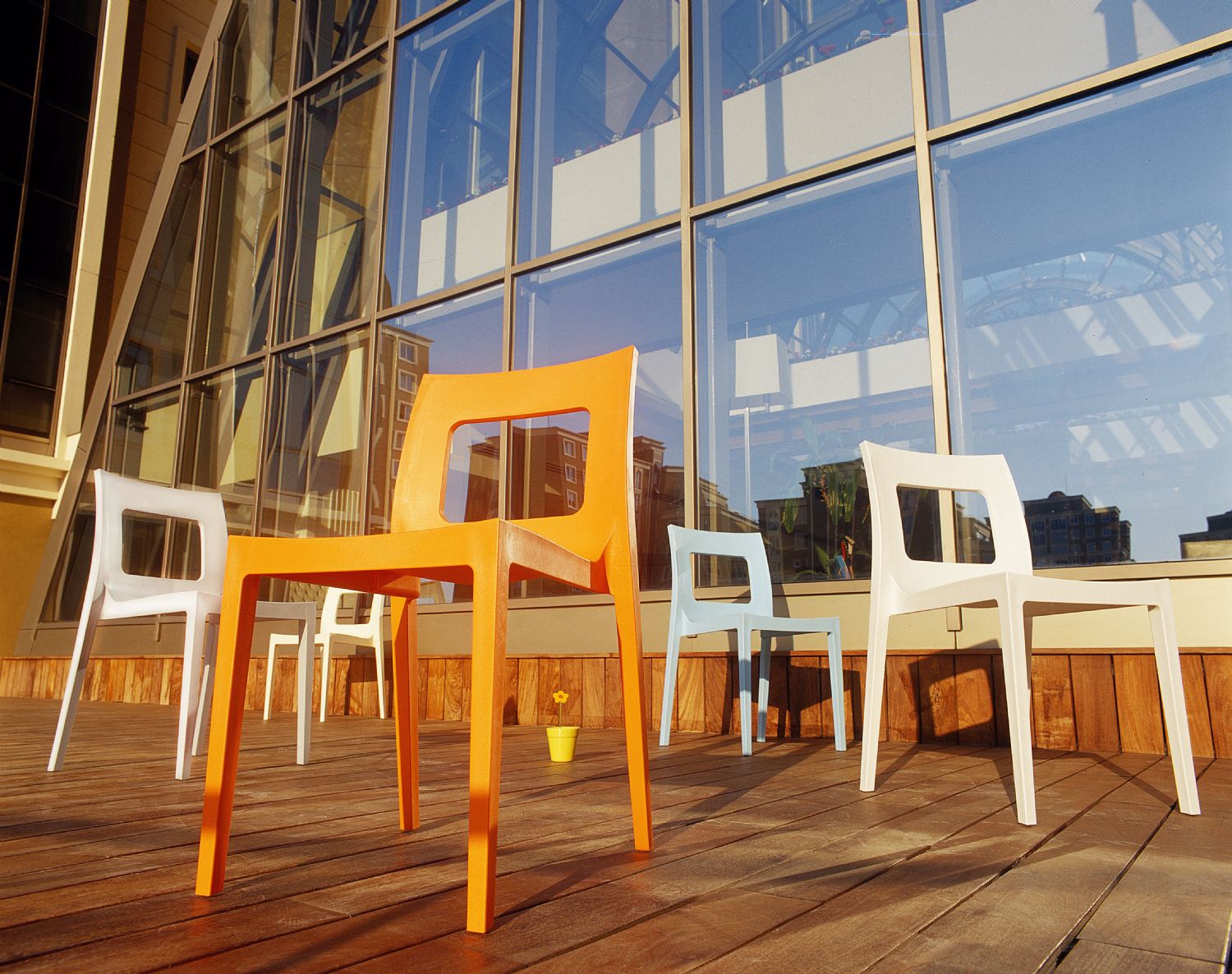 Lucca Dining Chair Orange ISP026-ORA - 7