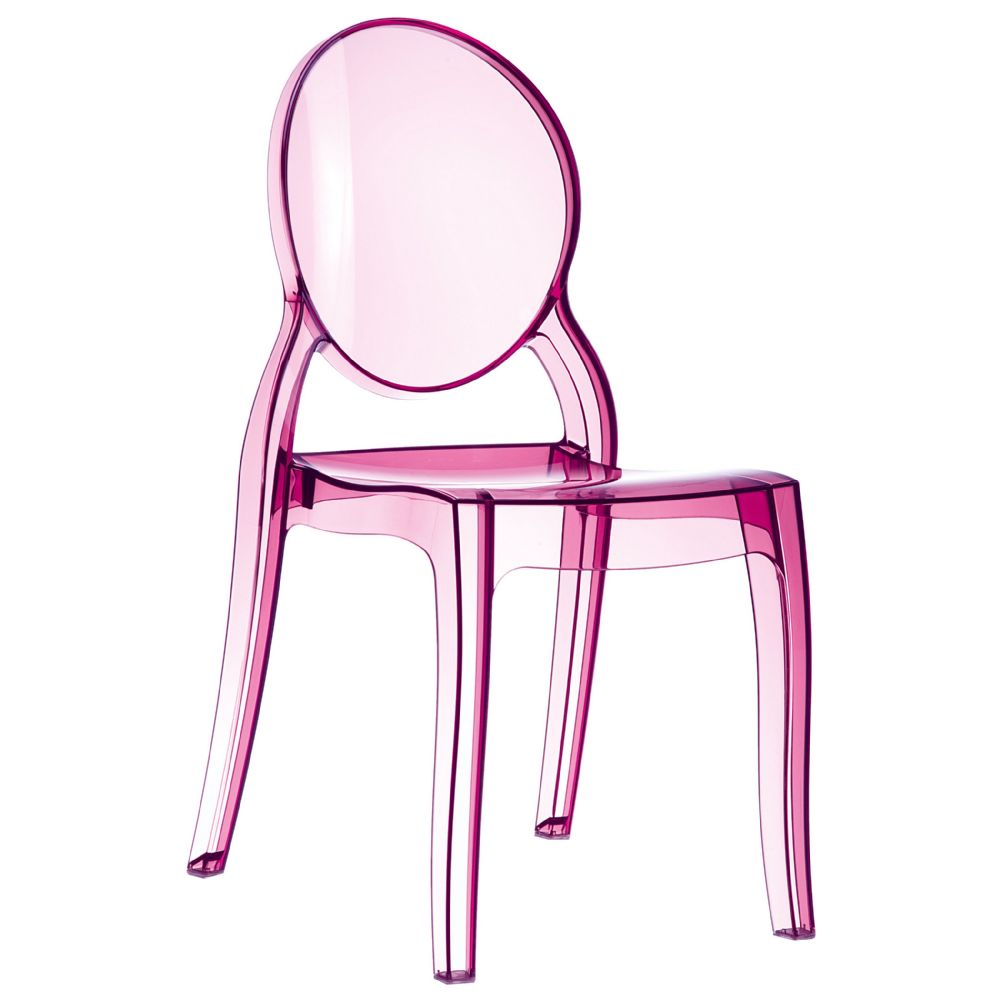 Elizabeth Polycarbonate Dining Chair Pink ISP034-TPNK