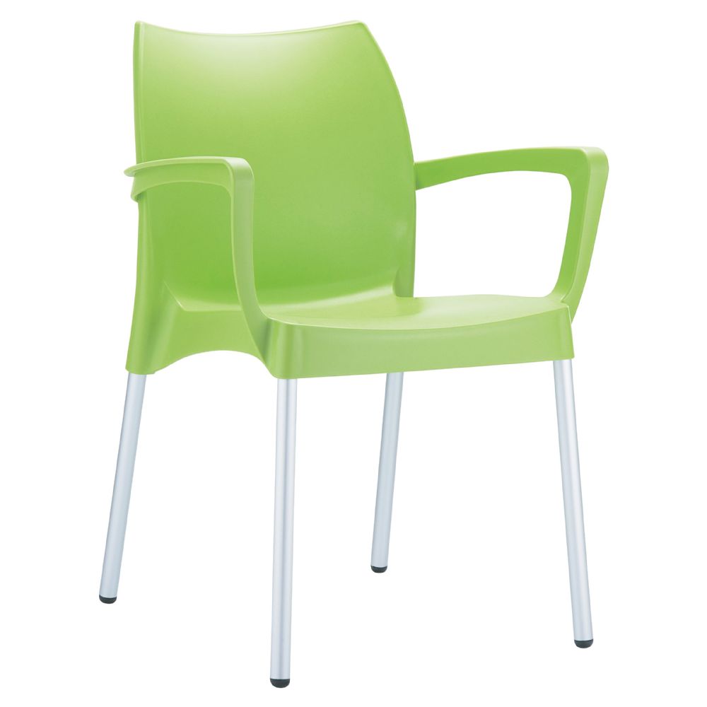 Dolce Resin Outdoor Arm Chair Apple Green ISP047-APP