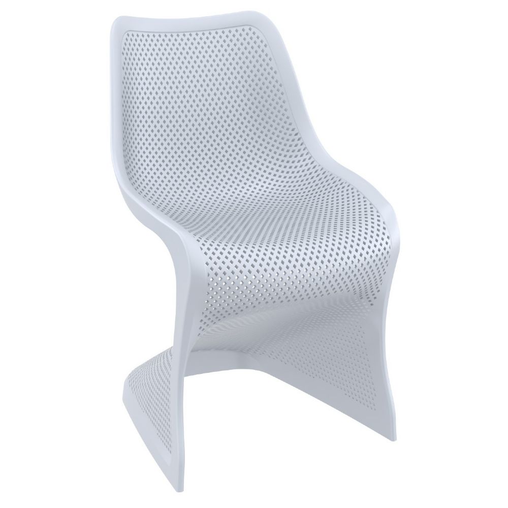 Bloom Modern Dining Chair Silver Gray ISP048-SIL