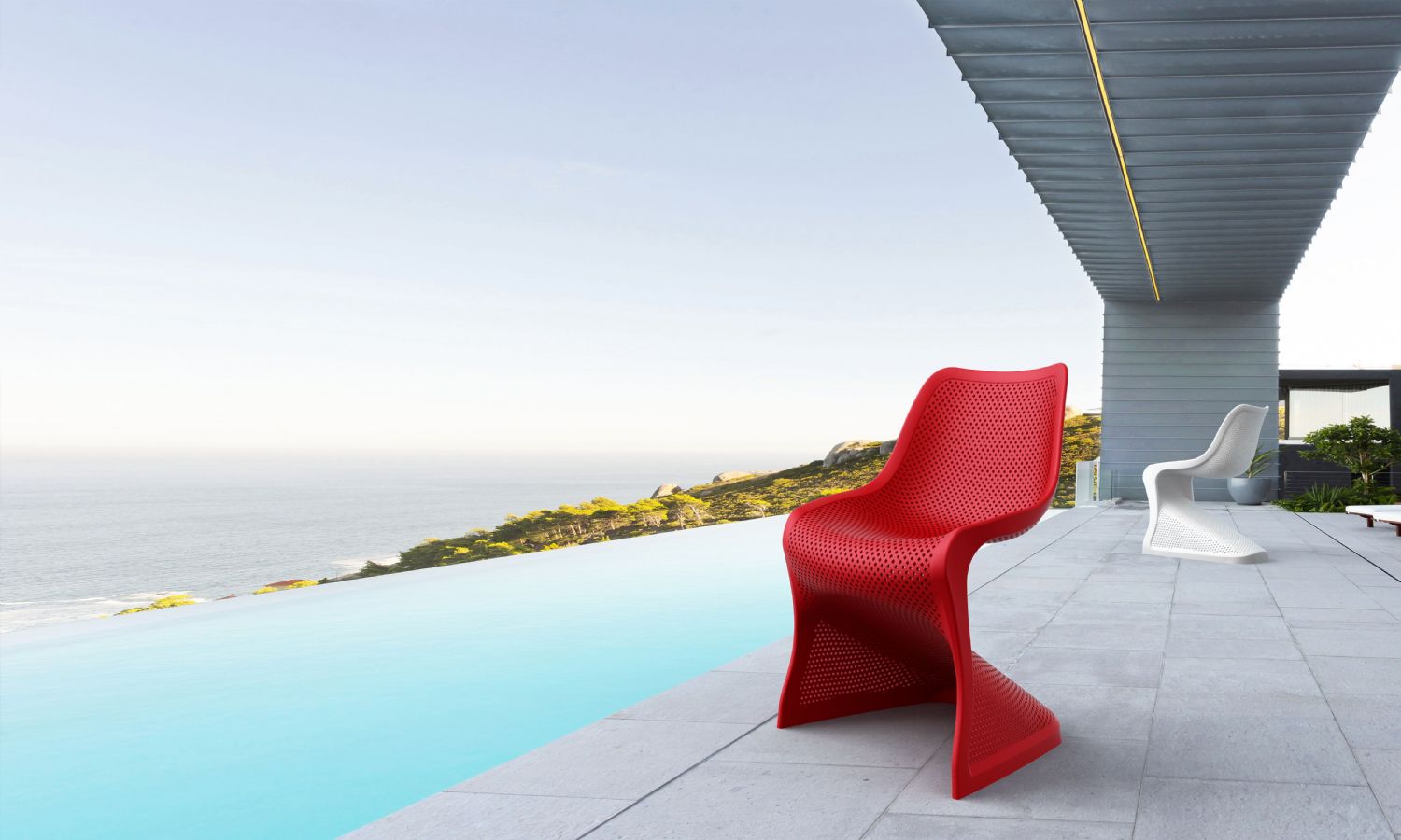 Bloom Modern Dining Chair Red ISP048-RED - 8