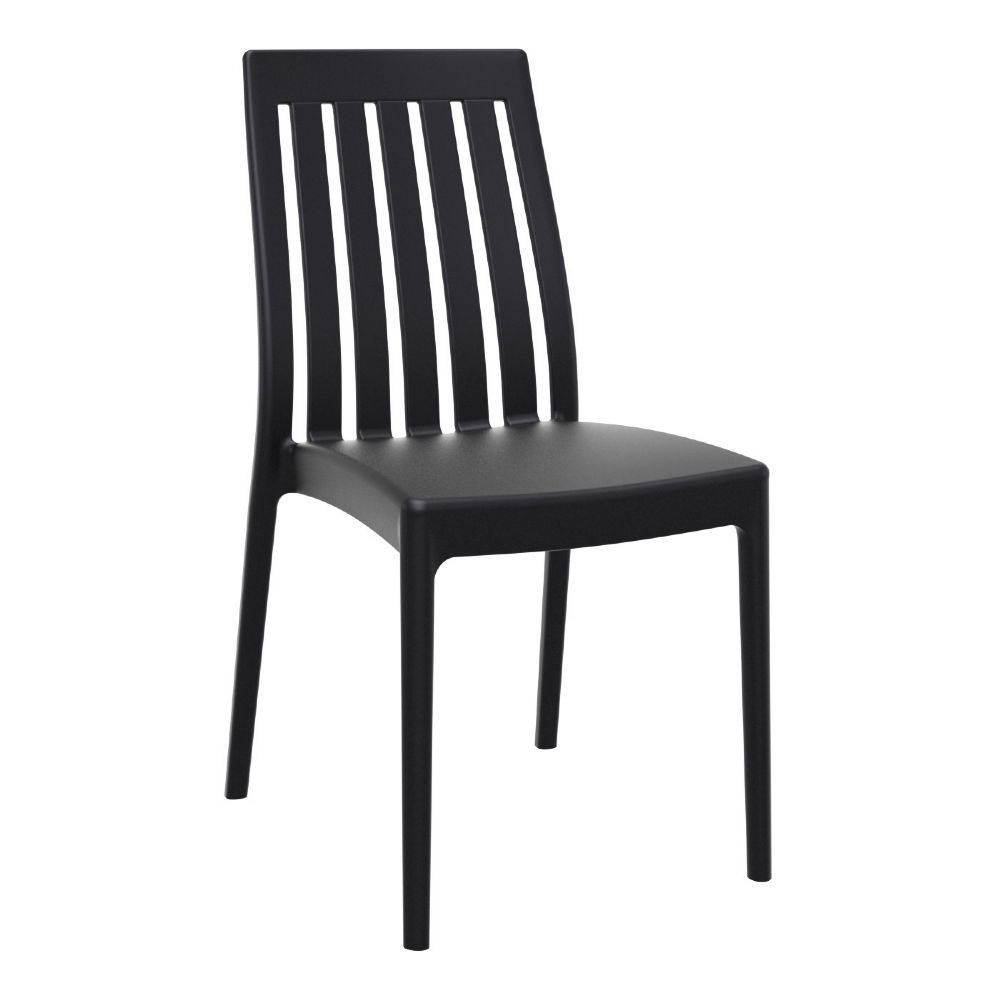 Soho High-Back Dining Chair Black ISP054-BLA