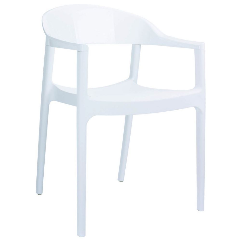 Carmen Chair Glossy/White ISP059-WHI-GWHI