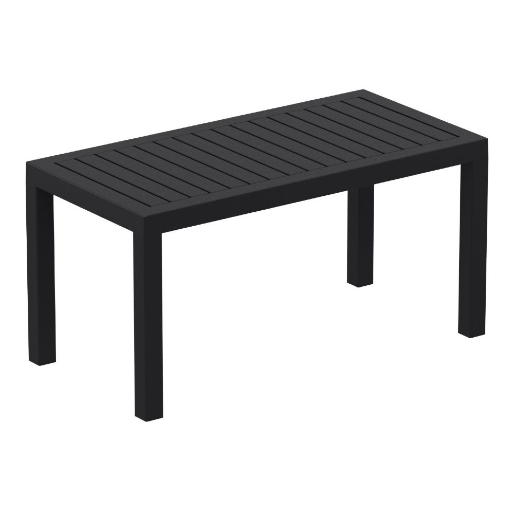 Ocean Rectangle Coffee Table Black ISP069-BLA