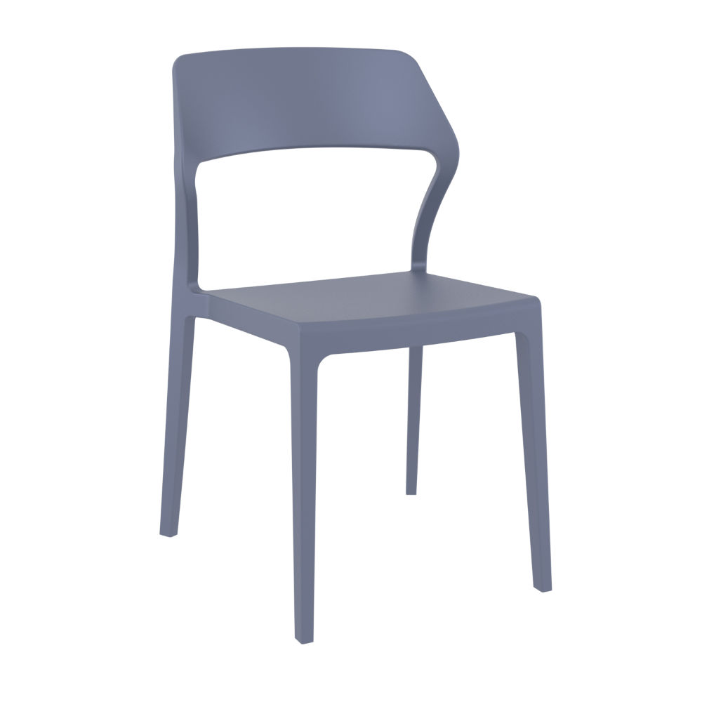 Snow Dining Chair Dark Gray ISP092-DGR