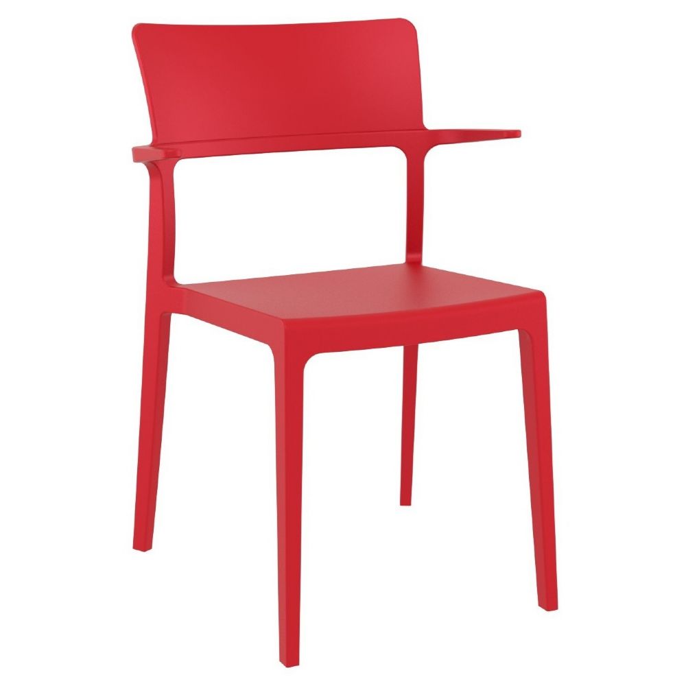 Plus Arm Chair Red ISP093-RED