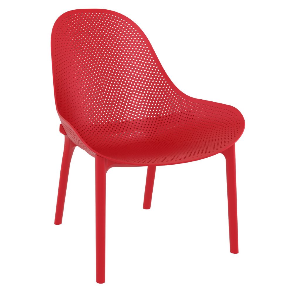 Sky Outdoor Indoor Lounge Chair Red ISP103-RED
