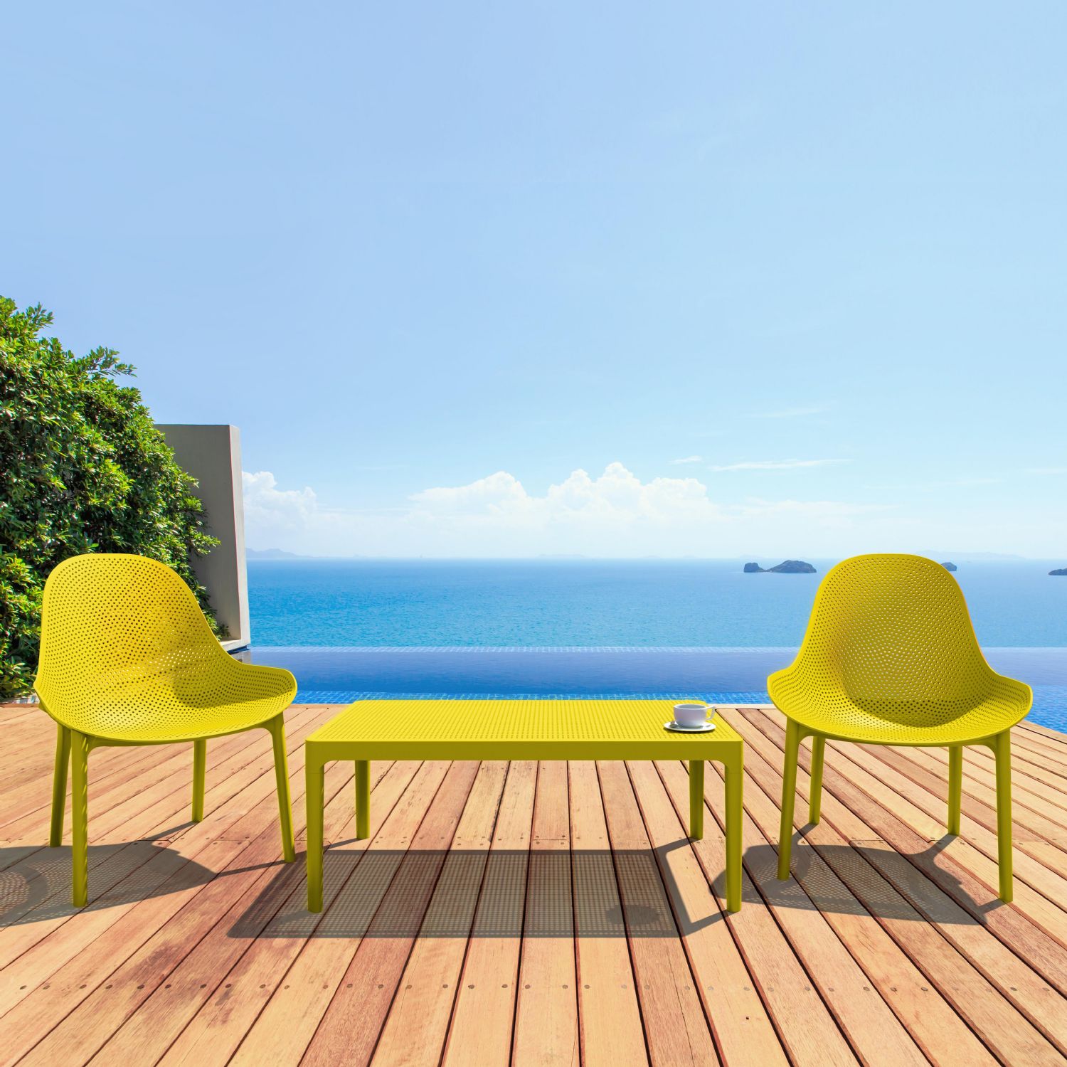 Sky Outdoor Coffee Table Yellow ISP104-YEL - 10