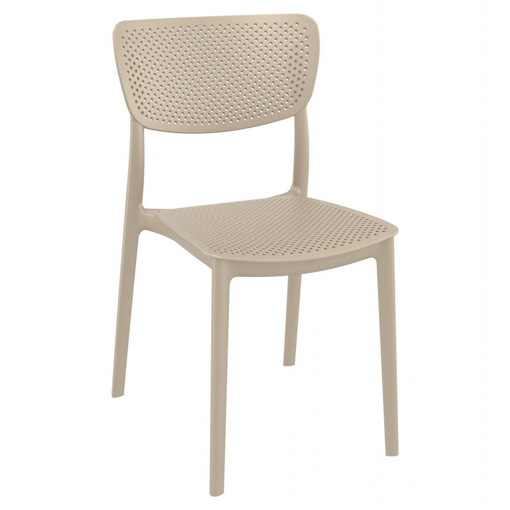 Lucy Dining Chair Taupe ISP129-DVR
