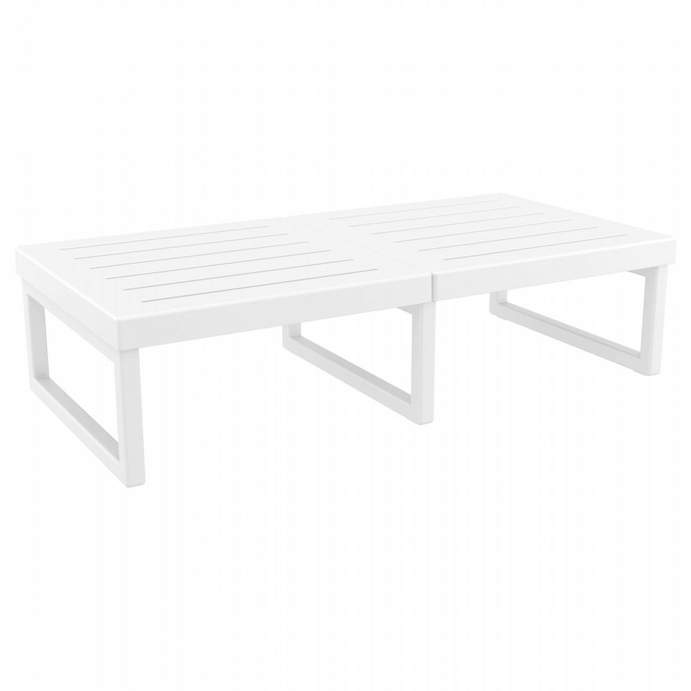 Mykonos Rectangle Coffee Table White ISP138-WHI
