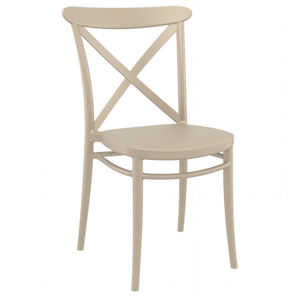 Cross Resin Outdoor Chair Taupe ISP254-DVR