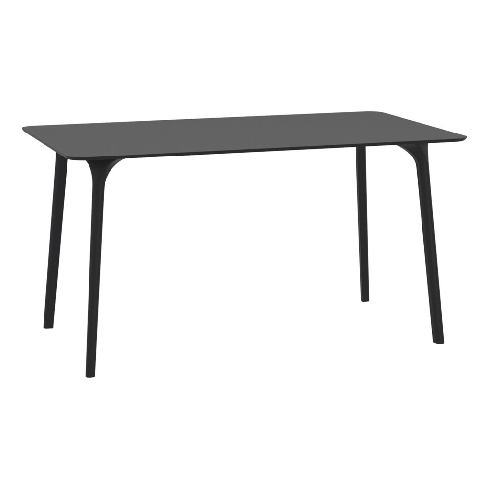 Maya Rectangle Table 55 inch Black ISP690-BLA