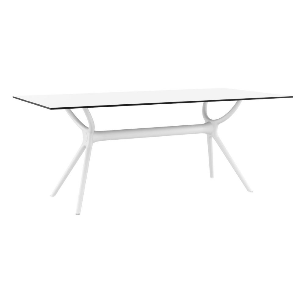 Air Rectangle Dining Table 71 inch White ISP715-WHI