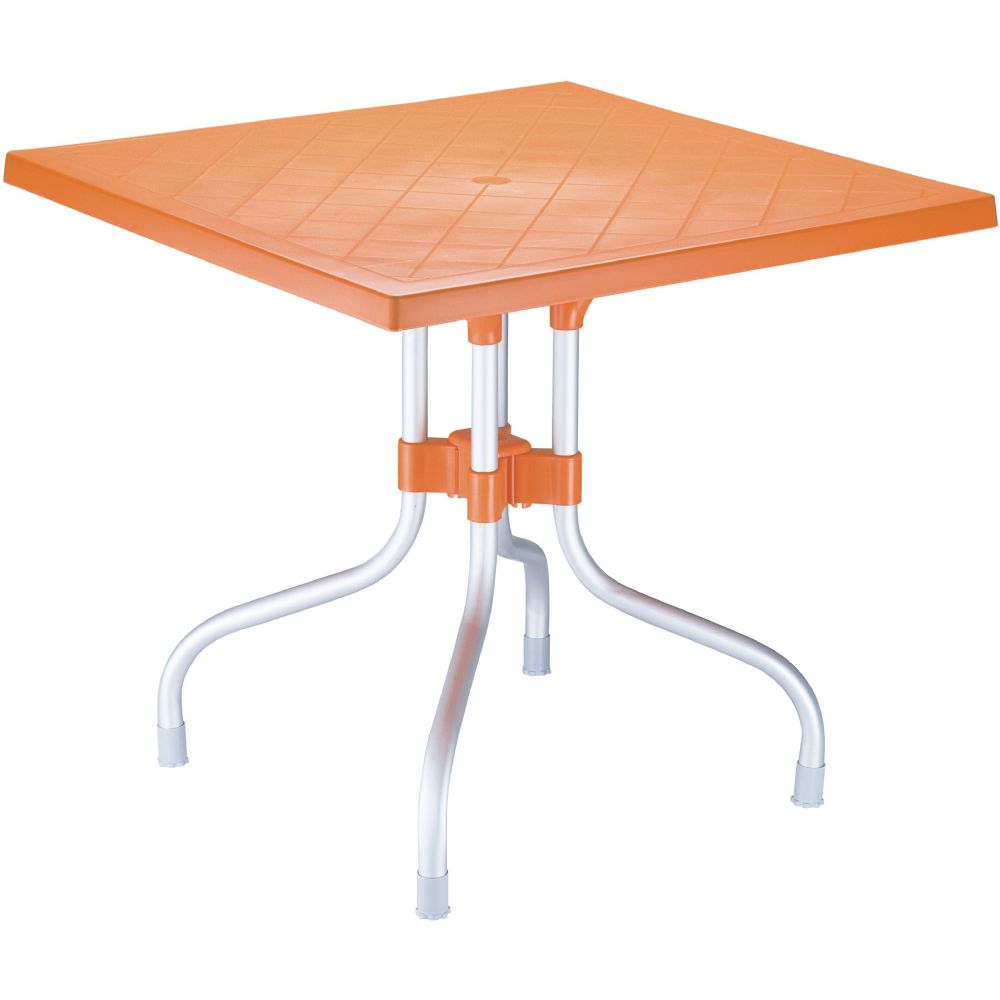 Forza Square Folding Table 31 inch - Orange ISP770-ORA