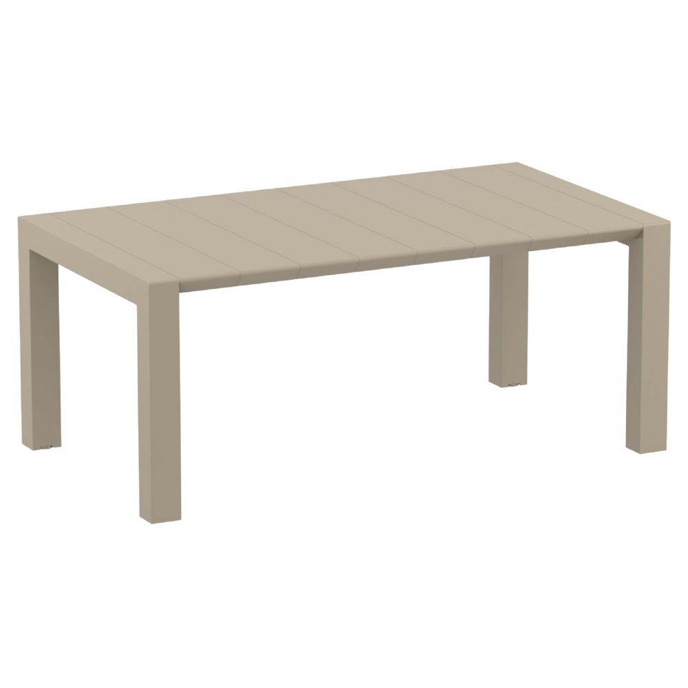 Vegas Patio Dining Table Extendable from 70 to 86 inch Taupe ISP774-DVR